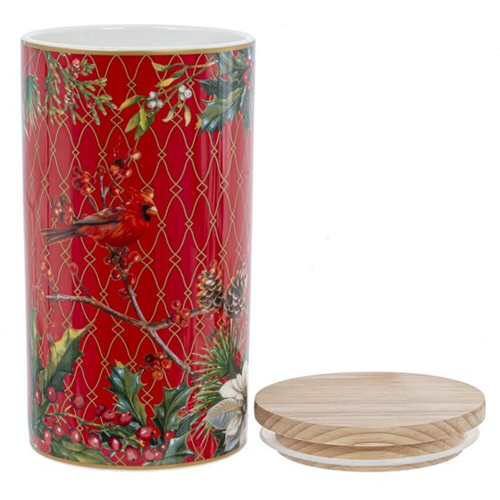 Емкость для сыпуч прод &quot;Рождественский Вальс&quot;, 1000 мл, L10 W10 H18,5 см