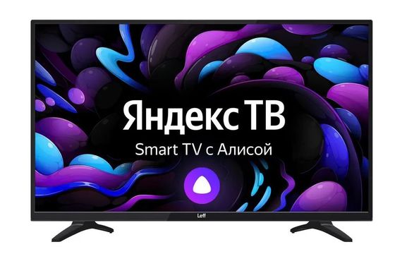 Телевизор LED 40&quot; Leff 40F550T черный FULL HD SmartTV Яндекс.ТВ