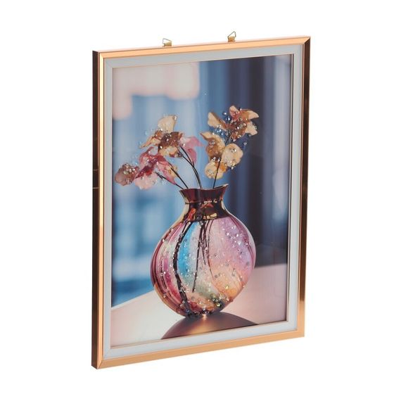 Панно с кристальным декором, L33,5 W2 H43,5 см