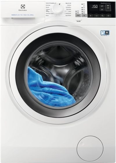 Стиральная машина Electrolux PerfectCare 700 EW7WO448W белый, стирка 8кг, сушка 5кг, 1400об/мин, англ.панель