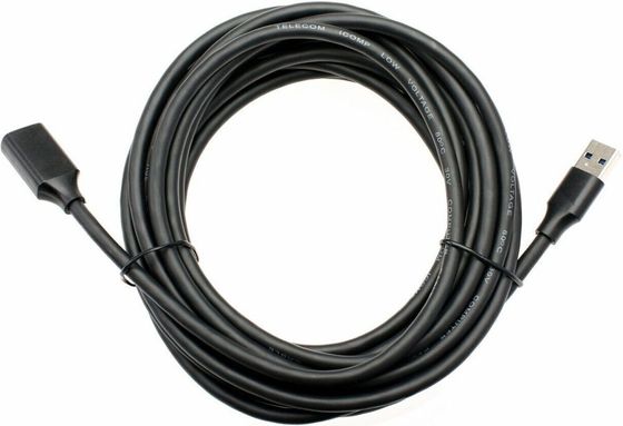 Кабель Telecom USB 3.0 A(m) - A(f) 5м черный (TUS708-5M)