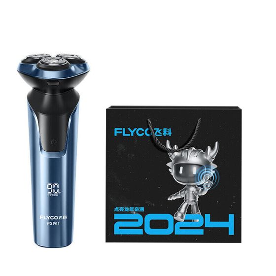 FLYCO FS901 Swivel Type Razors Wet And Dry Shaving Full-Body Washable Bangs Clipper Electric