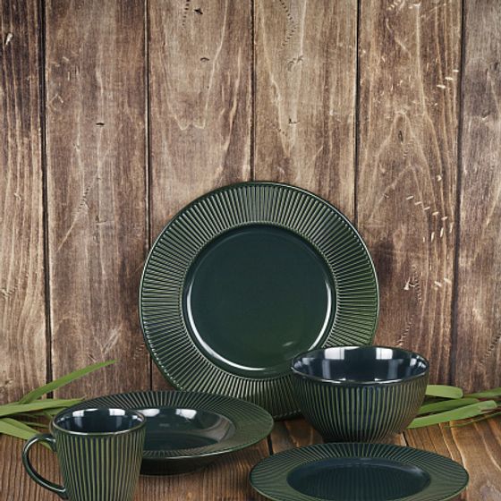 Тарелка суповая EMERALD GREEN 24см