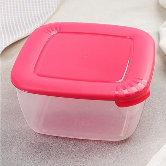 Контейнер ЛАЙТ 2.5л квадратный для СВЧ