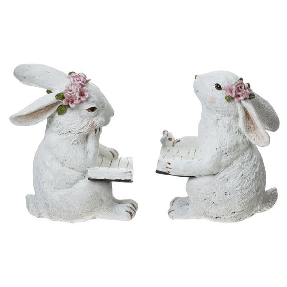 Фигурка декоративная &quot;Заяц&quot;, L9 W14 H17 см, 2в.