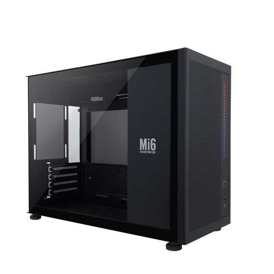 Корпус 1STPlayer MIKU Mi6 черный без БП MiniTower ATX (Mi6-BK)