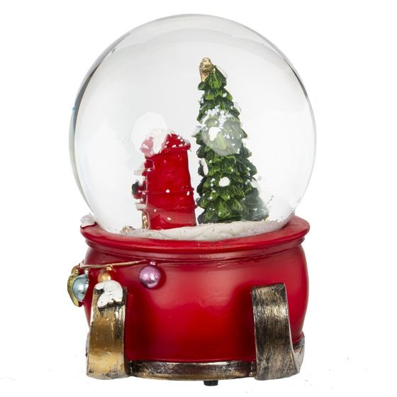 Фигурка декоративная &quot;Рождество&quot; в стекл шаре (ключ, муз), L11 W10 H14 см