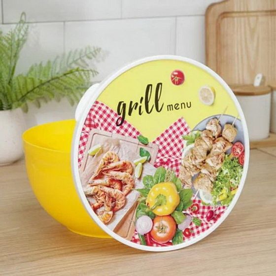Миска GRILL MENU 0.6л с крышкой