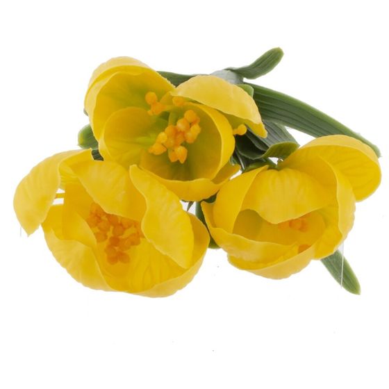 Цветы искусственные "Букет Крокусов", L11 W11 H31 см