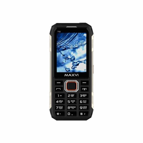 Мобильный телефон Maxvi T12 черный