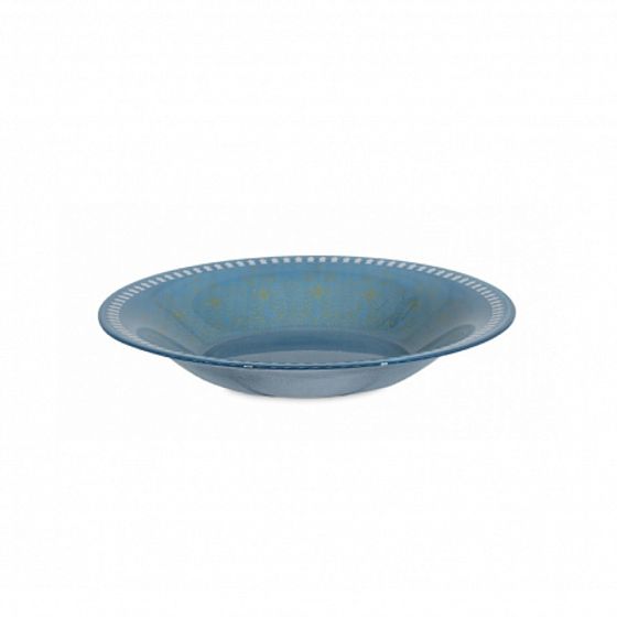 Тарелка суповая BAGATELLE TURQUOISE 21.5см