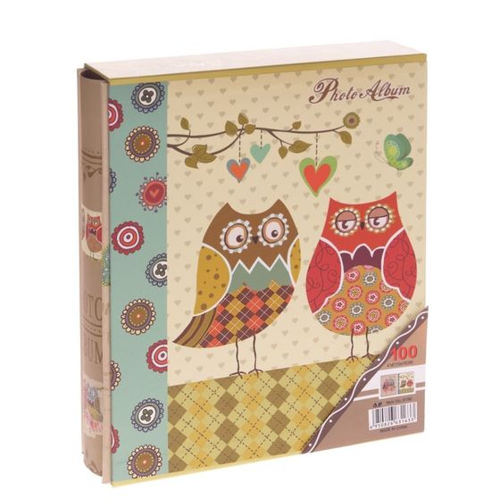 Фотоальбом для 100 фото 10*15, Д21 Ш6 В27 см, 2в.