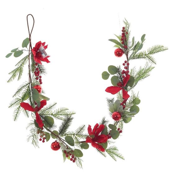 Изделие декоративное &quot;Гирлянда&quot; (подсвет, 2хАА, н/п), L23 W23 H157 см