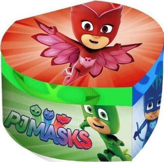 Kids Euroswan Pudełko szkatułka na biżuterię z lusterkiem, 12,3x11,4x8,5cm PJ Masks PJ17012 Kids Euroswan