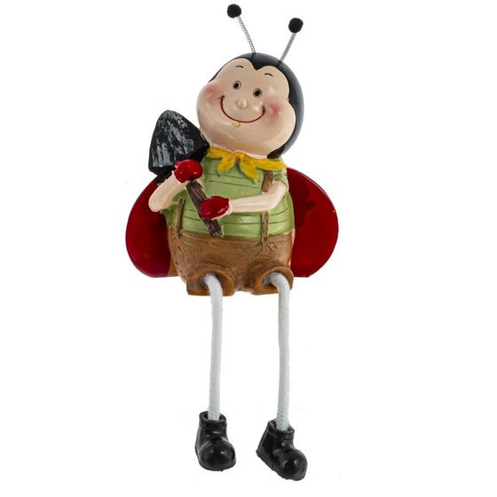 Набор из 2-х фигурок декоративных &quot;Божья коровка&quot;, L10 W7 H14 см