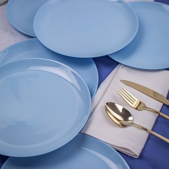 Столовый набор ЛАЙТ БЛЮ&amp;УАЙТ 18 предметов