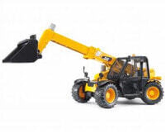 Погрузчик Bruder колесный CAT Telehandler с ковшом -02-141- 1:16 33.5 см