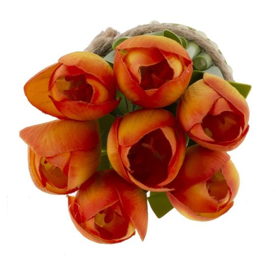 Цветочная композиция "Тюльпан", L10 W10 H19 см