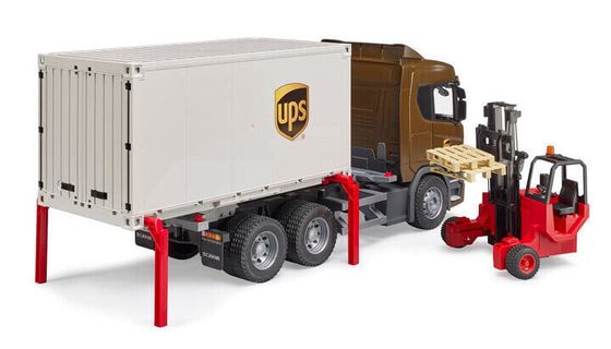 Bruder SCANIA Super 560R UPS Logistics Truck - Truck - 3 yr(s) - Acrylonitrile butadiene styrene (ABS) - Multicolour