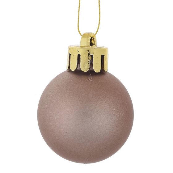 Набор из 25шт, Украшение новогоднее Шар &quot;Шоколадное удовольствие&quot;, D3 см, L8 W8 H13 см