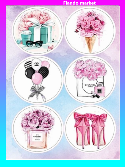 !Наклейки 5 штук для цветов и подарков "For you" 16 х 9,5 см