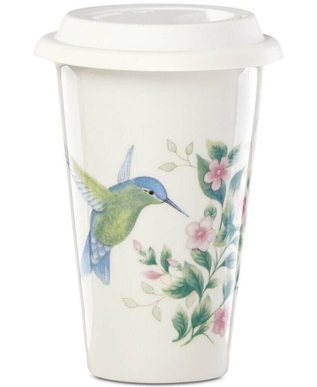 Butterfly Meadow Flutter Thermal Travel Mug