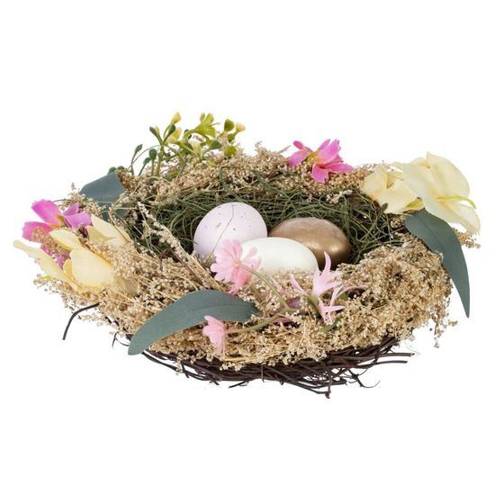 Изделие декоративное &quot;Гнездо пасхальное&quot;, L16 W16 H5 см