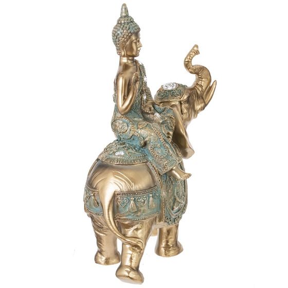 Фигурка декоративная &quot;Будда на слоне&quot;, L24 W12 H28,5 см