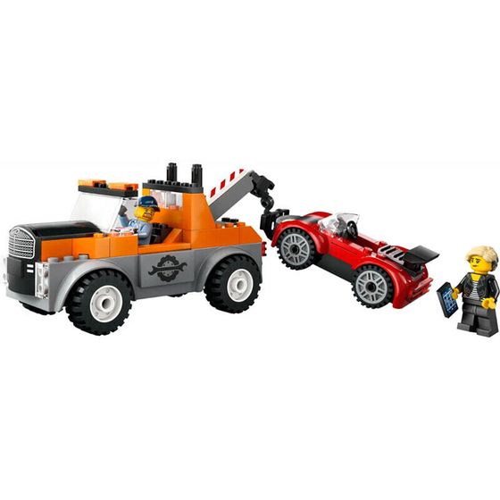 Строительные блоки LEGO Road Rescue Trailer And Tow Truck 101 шт. 60435