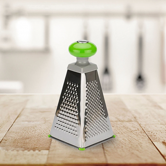 Терка 4-х сторонняя пирамида VIVA Grey-G