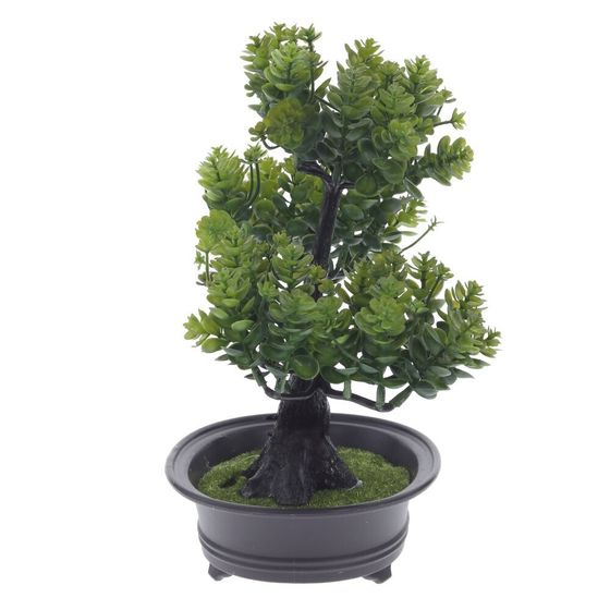 Цветочная композиция "Бонсай", L24 W14 H26 см, 1 штука, дизайн микс