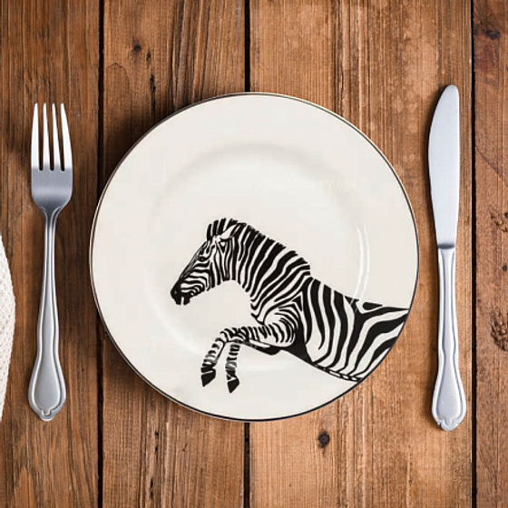 Набор тарелок  десертных INTO THE WILD 19см 4шт