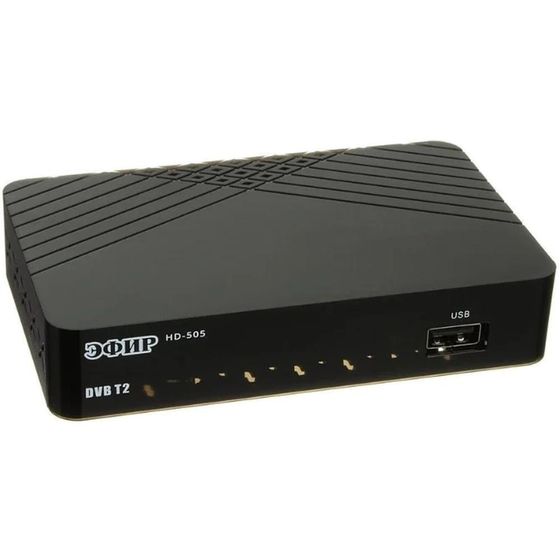Ресивер DVB-T2 Сигнал Эфир HD-505 черный