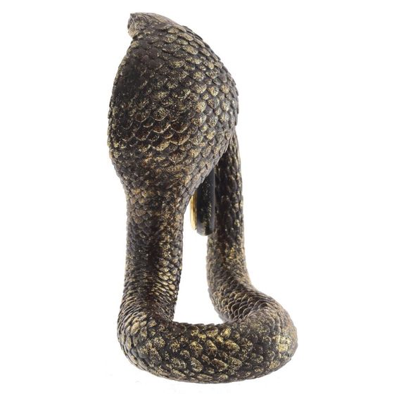 Фигурка декоративная с часами&quot;Змея&quot; (LR44x1 н/п), L22 W14 H25 см