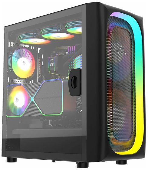 Корпус Alseye Ai-B(Ai20025) черный без БП MidiTower EATX