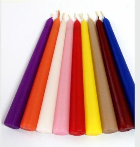 !09 НАБОР 7 ШТУК - Свеча &quot; Кононическая&quot; 240 мл. , синяя