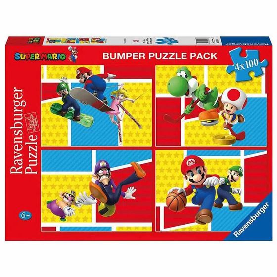 RAVENSBURGER Пазл Super Mario 4x100 деталей