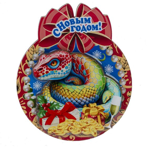 Магнит &quot;Змейка&quot;, L8 W1 H7 см, 6в.