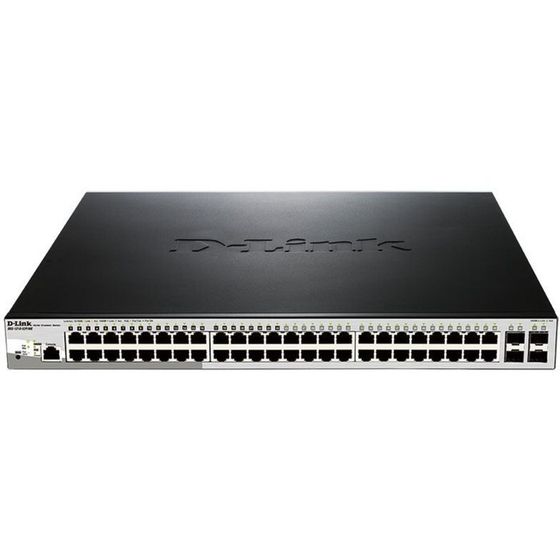 Коммутатор D-Link DGS-1210-52P/ME DGS-1210-52P/ME/B1A 48G 4SFP 24PoE 193W управляемый