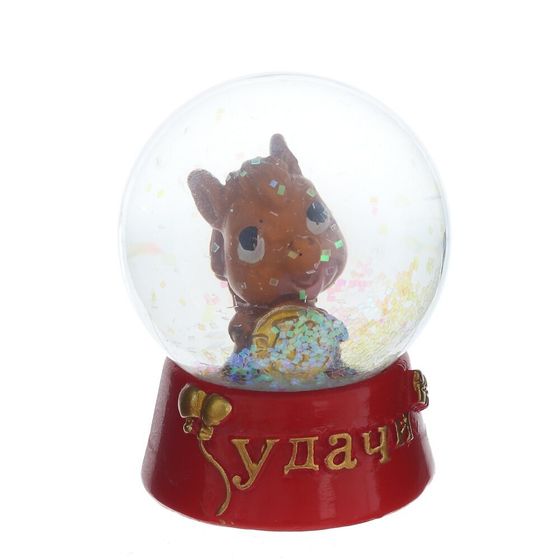 Фигурка декор в стекл шаре &quot;Лошадка&quot;, L4,5 W4,5 H5,5 см, 2в.