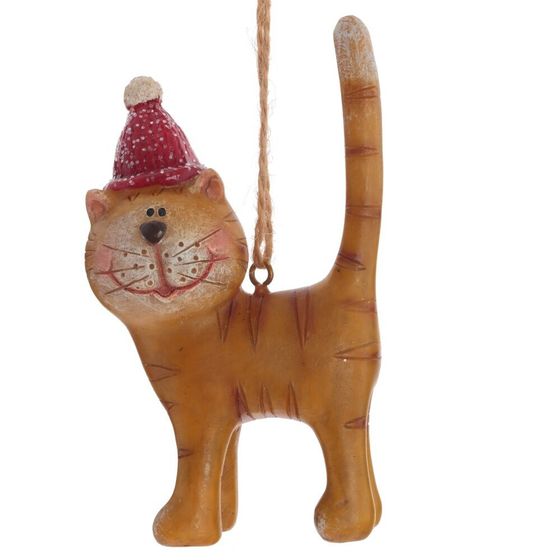 Изделие декоративное подвесное &quot;Котёнок&quot;, L6,5 W3 H10 см, 2в.