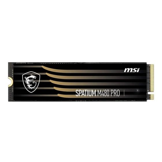 Накопитель SSD 1TB MSI PCIE 4.0 NVME M.2 SPATIUM M480 PRO