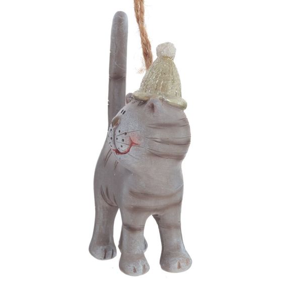 Изделие декоративное подвесное &quot;Котёнок&quot;, L6,5 W3 H10 см, 2в.