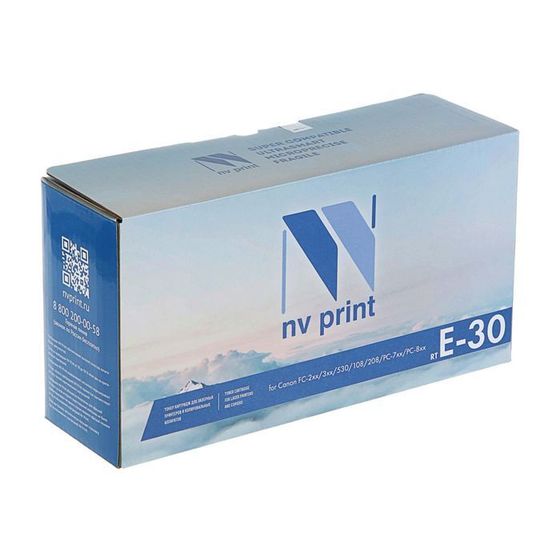 Картридж NV PRINT E-30 для Canon FC-2xx/3xx/530/108/208/PC-7xx/PC-8xx (4000k), черный