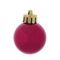 Набор из 20шт, Украшение новогоднее Шар "Снежок вишневый", D3 см, L11,5 W3 H14,5 см