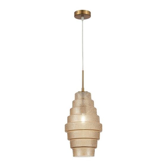 Подвес St Luce. SL1001.203.01. Rexite. 1х40 Вт, E27, 21х21х36 см, цвет латунь