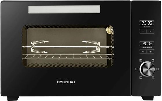 Мини-печь Hyundai MIO-HY100 38л 1800Вт черный