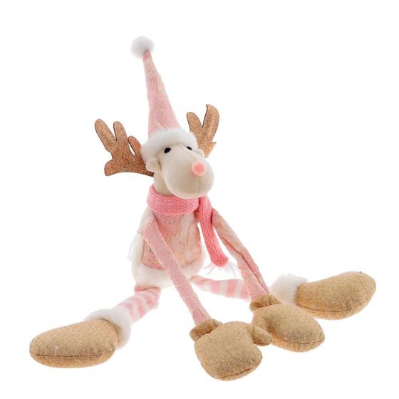 Игрушка набивная &quot;Олень&quot;, L17 W10 H46/25 см, 2в.