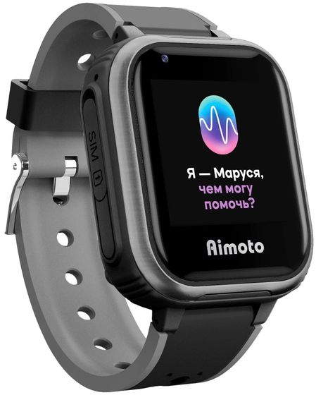Смарт-часы Aimoto IQ 4G 1.4&quot; регулируемый черный (8108802)