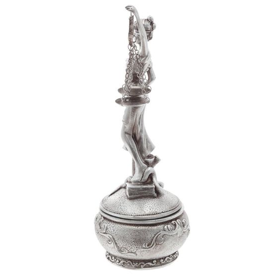 Шкатулка &quot;Фемида&quot;, L9,5 W9,5 H26 см